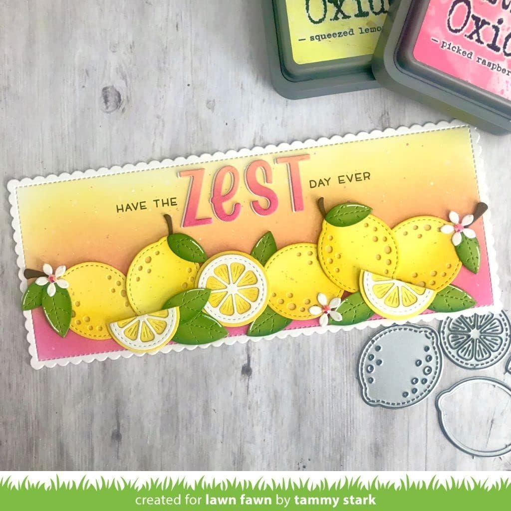 Lawn Fawn LF2879 Zesty Lemon Dies