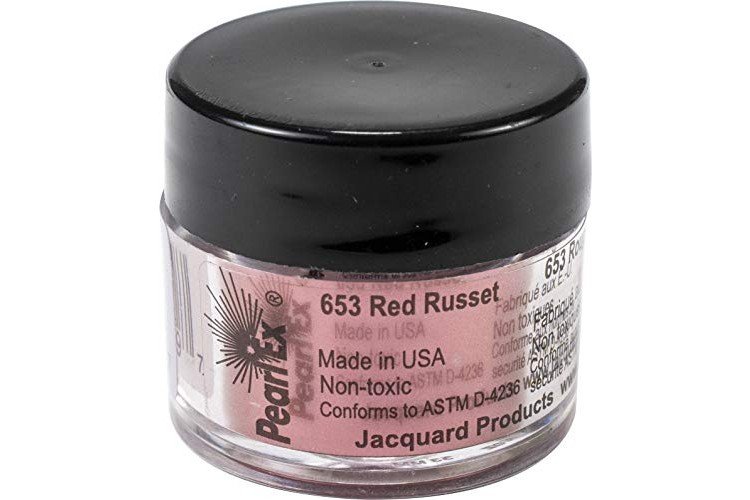 Jacquard Pearl Ex Powdered Pigment 3g-Metallics - Red Russet