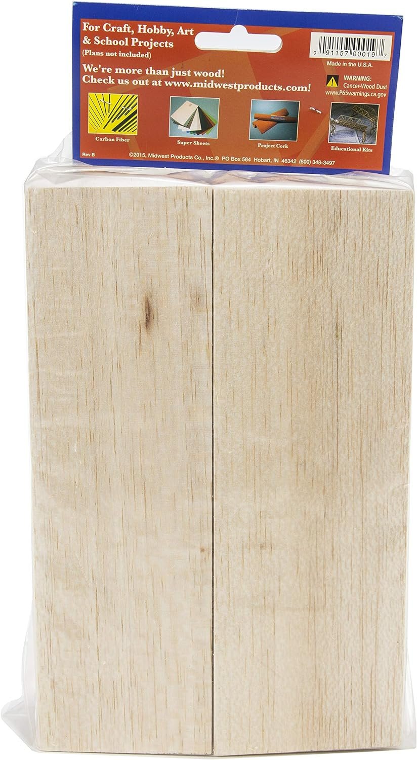 Midwest Products Project Woods Balsa Economy Bag