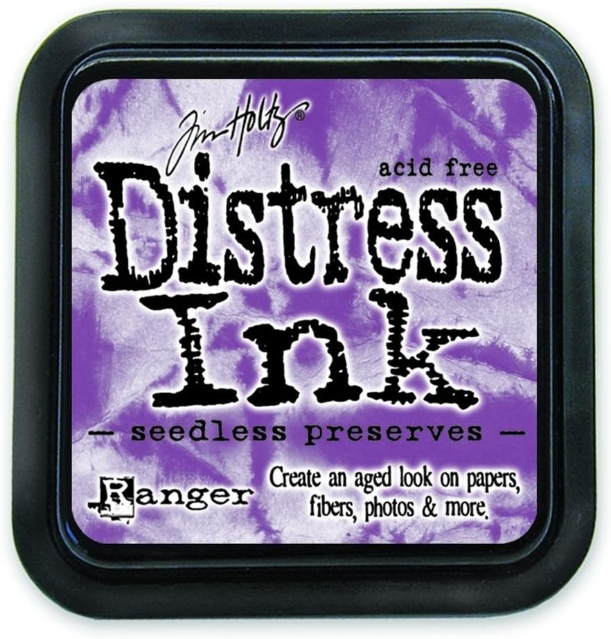 Ranger Tim Holtz Distress Ink Pad, Seedless Preserves (DIS-32847) , Purple