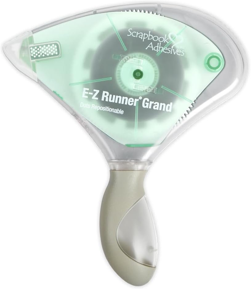 Scrapbook Adhesives by 3L Tape Dispenser E-Z Runner Grand Repo Dots, us:one size, Clear