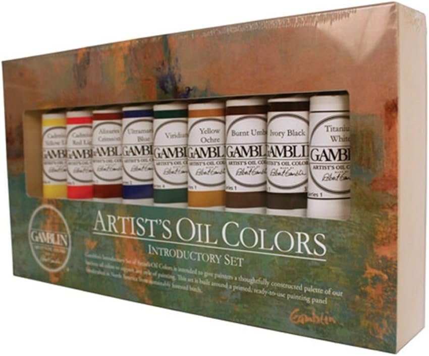 Gamblin Artist Oil Colors Introductory Set,Multi,37 ml
