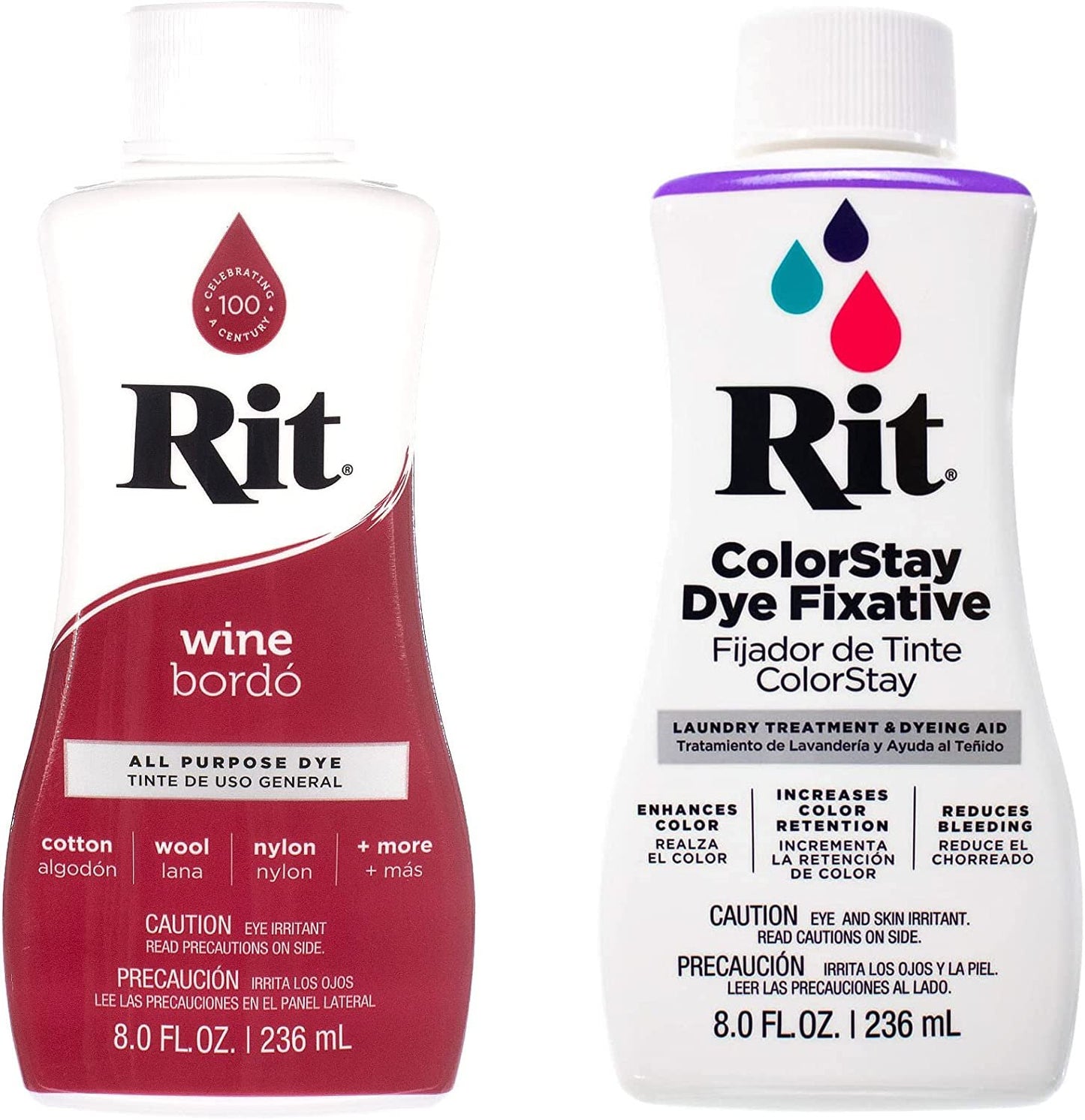 RIT Dye Wide Selection of Colors with Color Fixative