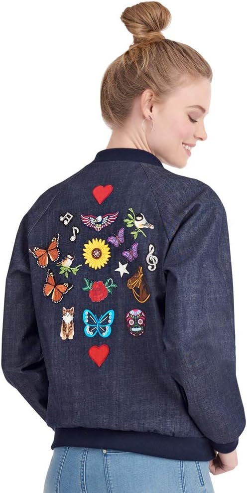 Simplicity Iron-On Appliques Monarch Butterfly 3" X1-3/4 1/Pkg, 3" x 1.75", Multicolor