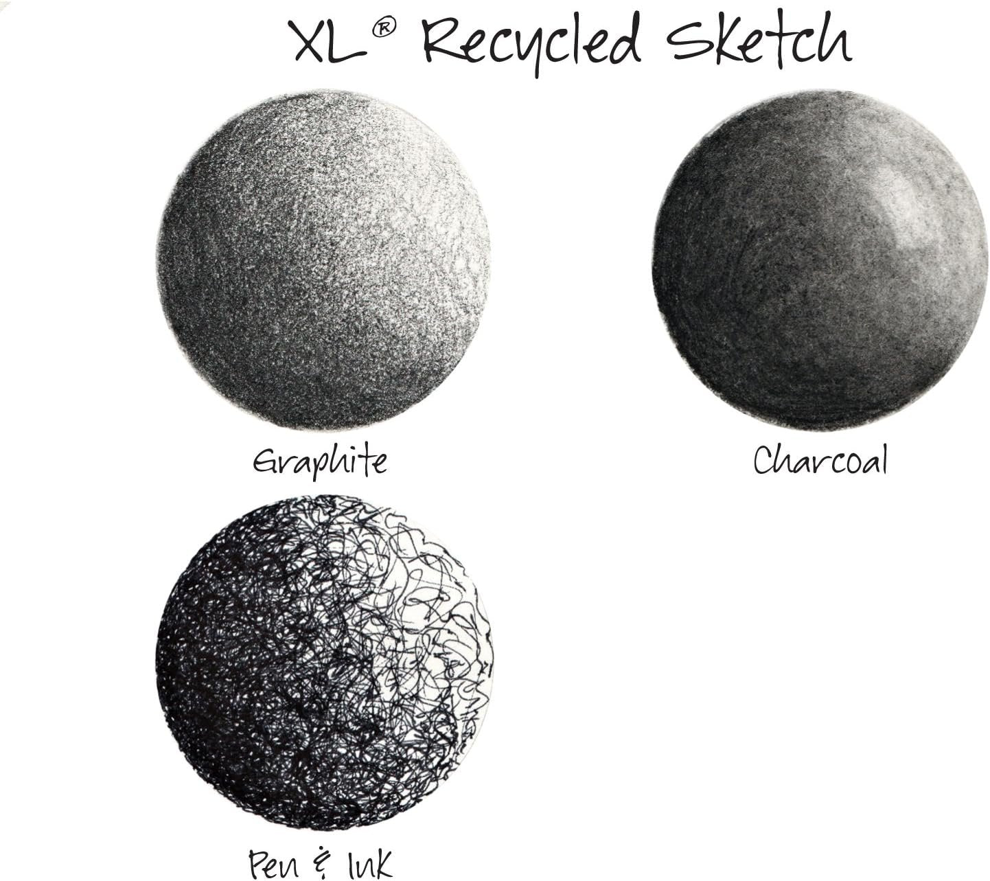 Canson XL Series Paper Sketch Pad for Charcoal, Pencil and Pastel, Top Wire Bound, 50 Pound, 9 x 12 Inch, 100 Sheets