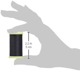 Coats Thread & Zippers Dual Duty Plus Hand Quilting Thread, 325-Yard, Black