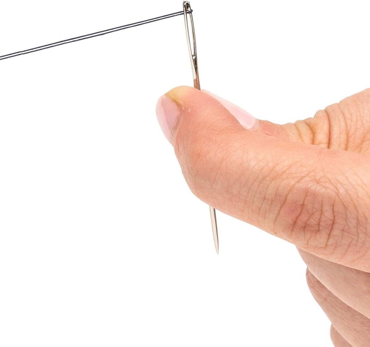SINGER 01824 Large Eye Hand Needles On Magnet, 12-Count