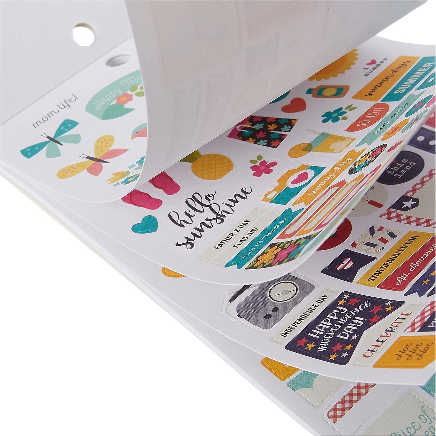 Carpe Diem Planner Essentials Seasons Mini Sticker Tablet, 12 Count (Pack of 1)