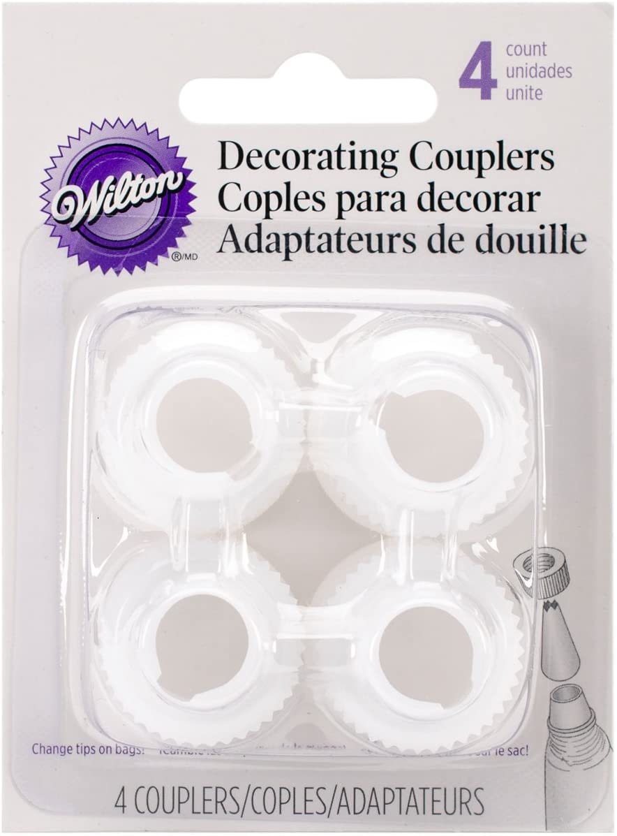 Decorating Couplers 4/Pkg-