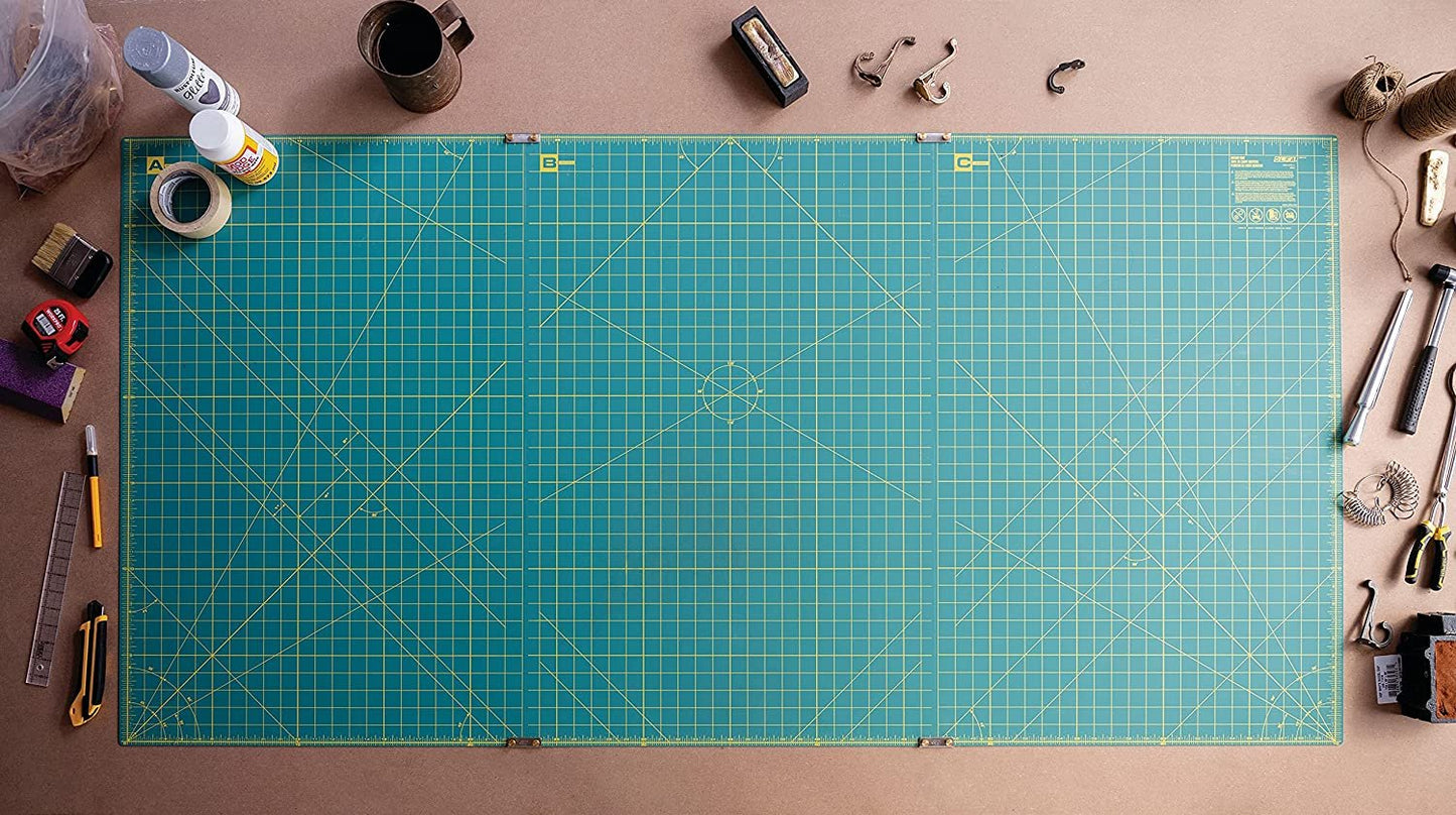 OLFA 35x70 Cutting Mat, Green