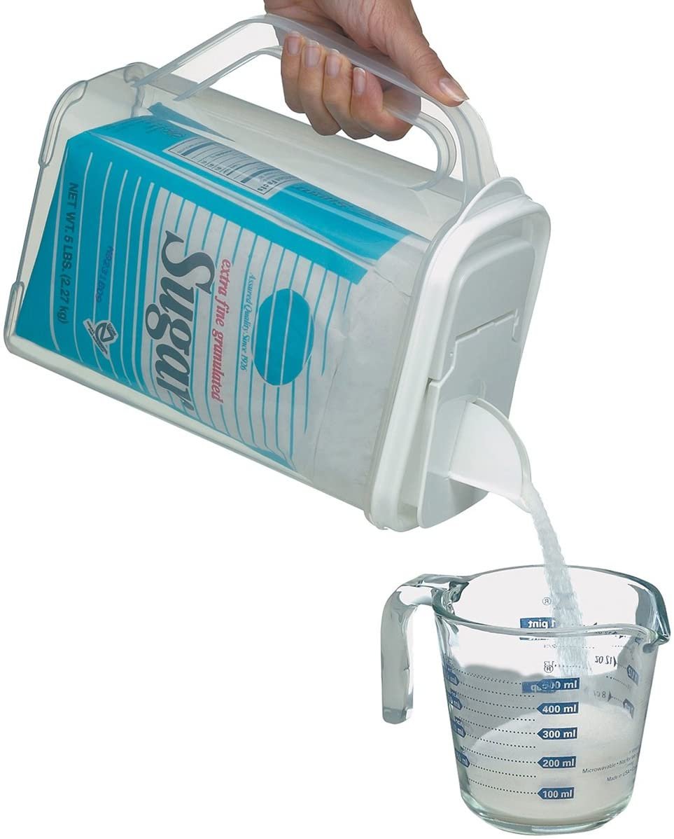 Bag in Sugar Dispenser (Clear) (10"H x 9"W x 5"D)