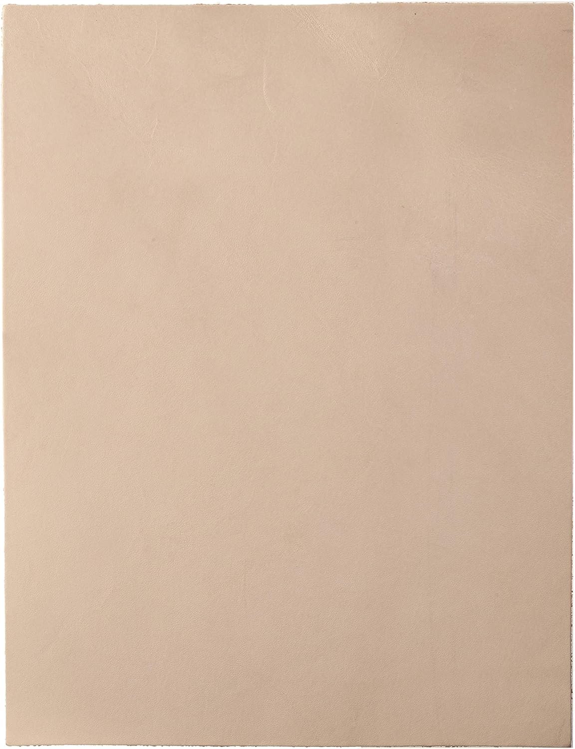 Real Leather Crafts Natural Veg-Tan Tooling Leather, 8.5"x11"