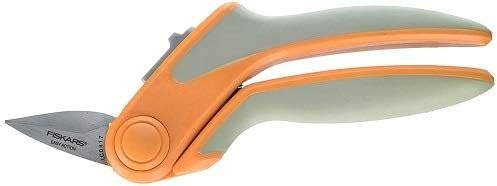 Fiskars Easy Action Tabletop Rag Quilt Snip, Gray Orange, 8" (190600)