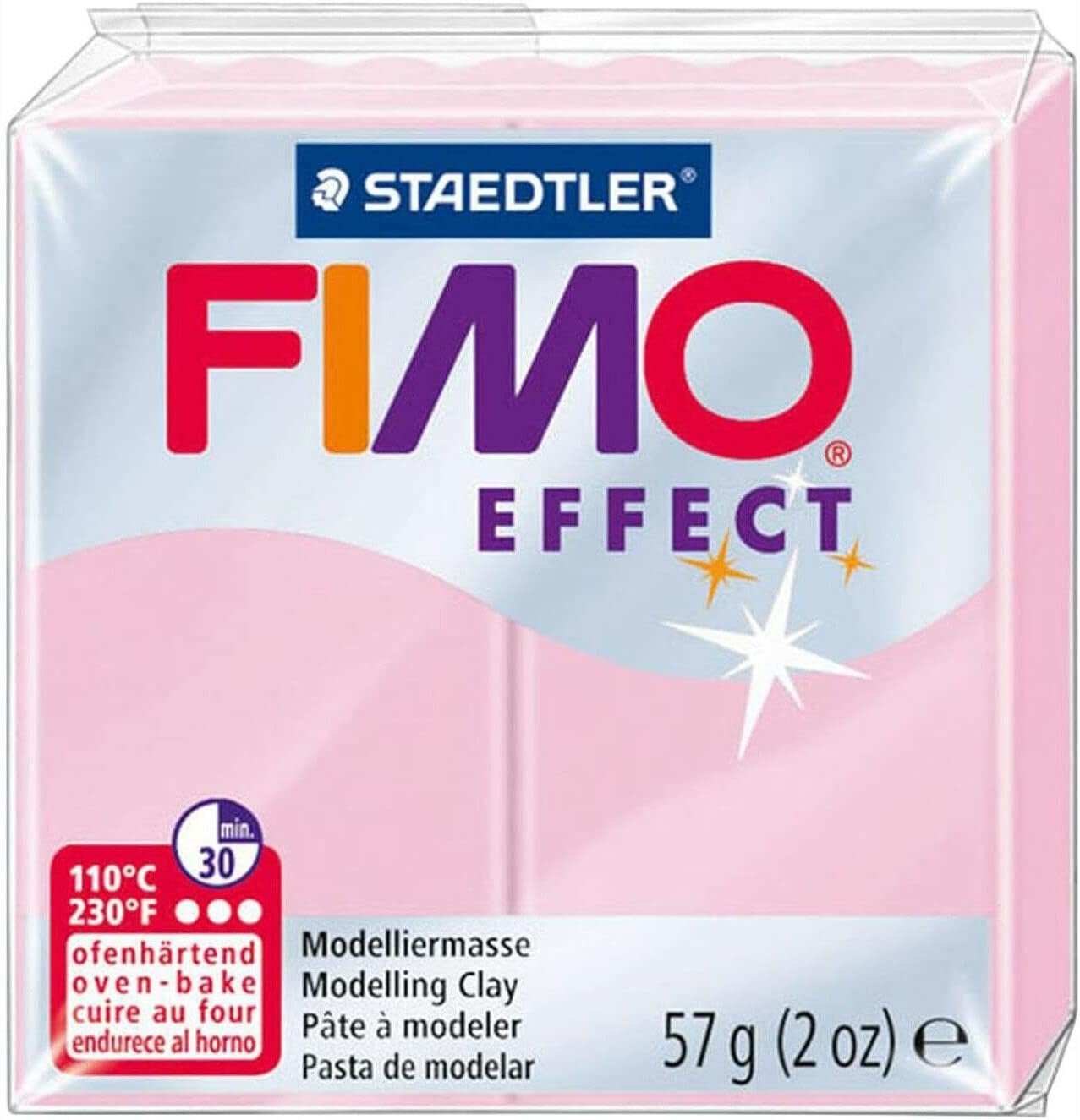 FIMO Soft & Effect Polymer Oven Modelling Clay - 57g - Set of 8 - The Strawberry Cheesecake Collection