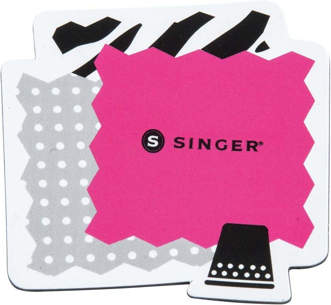 SINGER 01824 Large Eye Hand Needles On Magnet, 12-Count