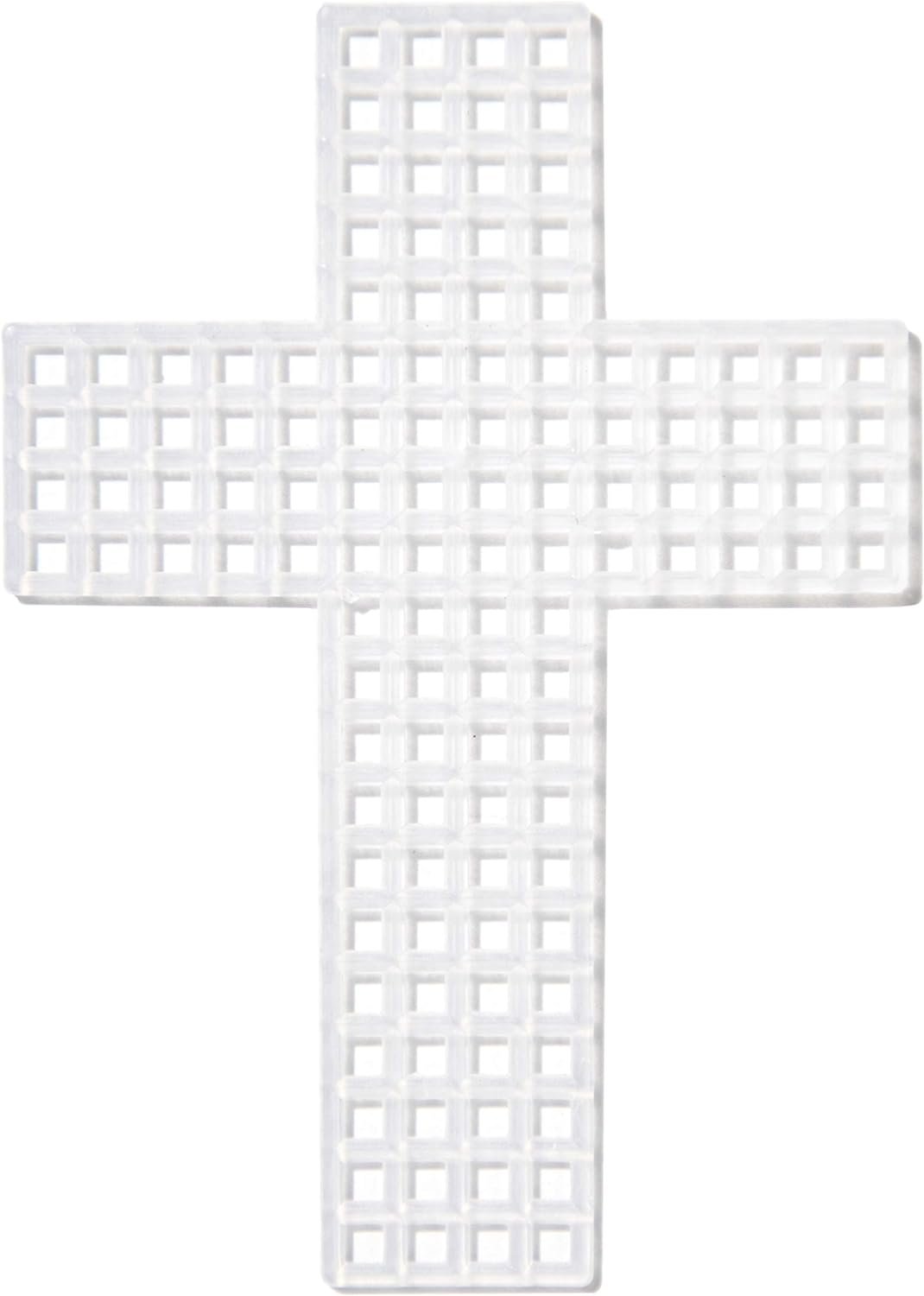 Cousin DIY #7 Size Plastic Stitching Canvas, Cross, 10/Pkg