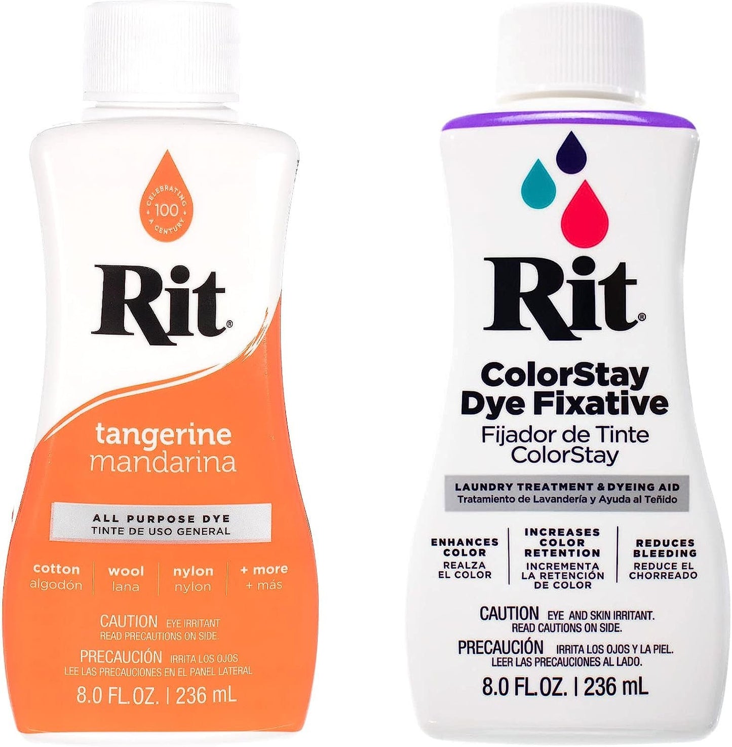 RIT Dye Wide Selection of Colors with Color Fixative