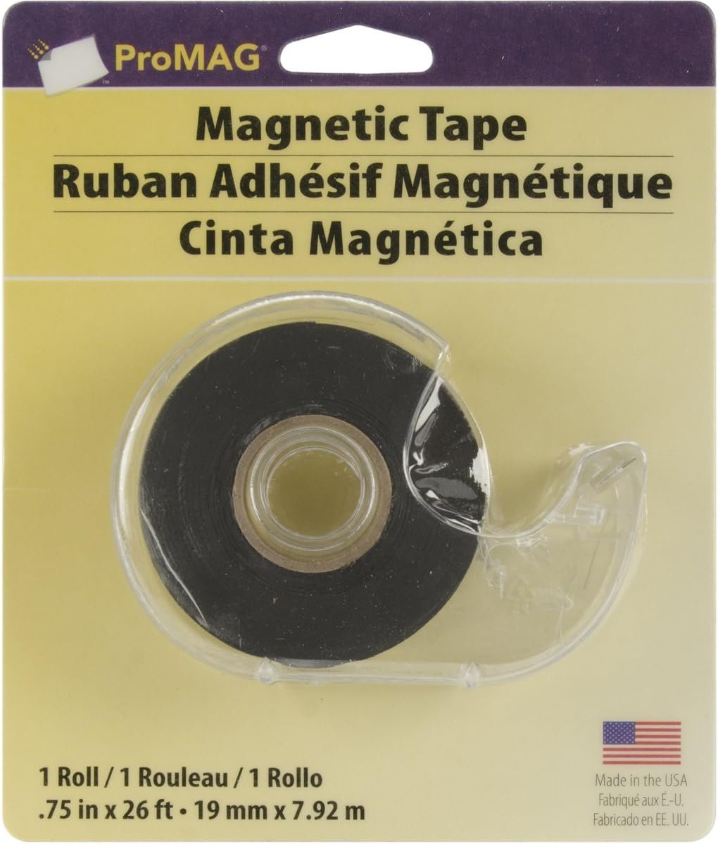 ProMag Adhesive Magnetic Tape Dispenser.75"X26'