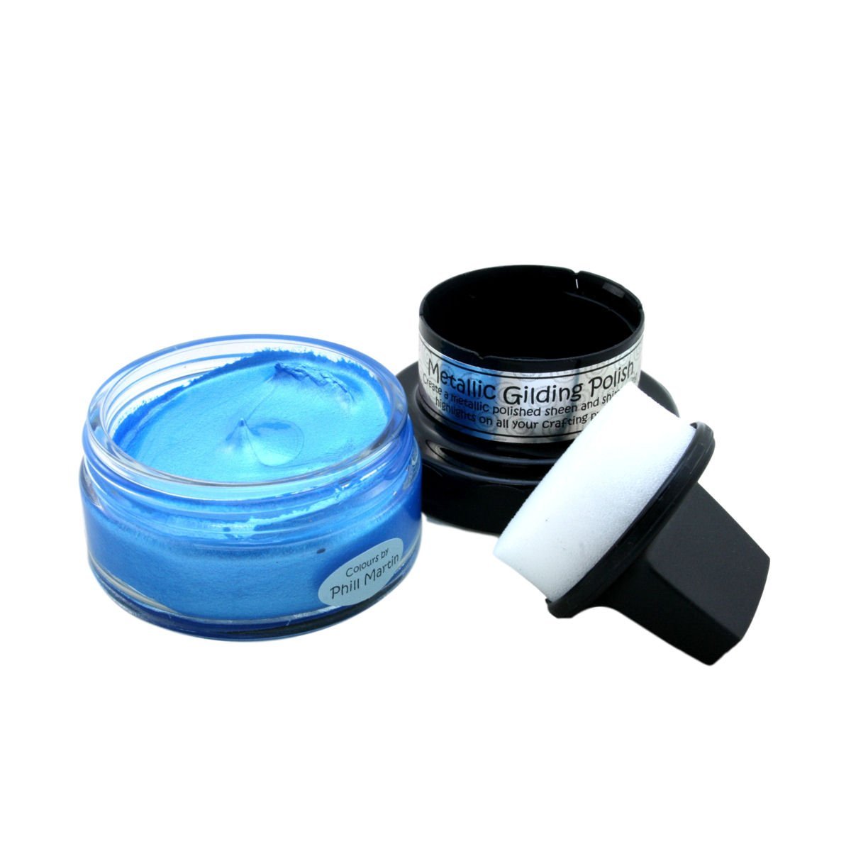 Cosmic Shimmer Gilding Polish, Electric Blue, 10ml