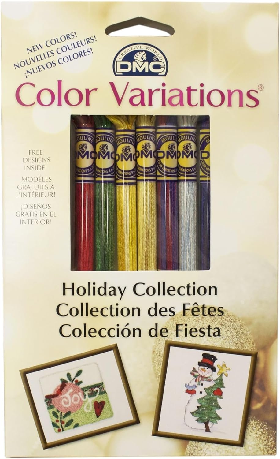 DMC Color Variations Floss Pack-Holiday 8/Pkg