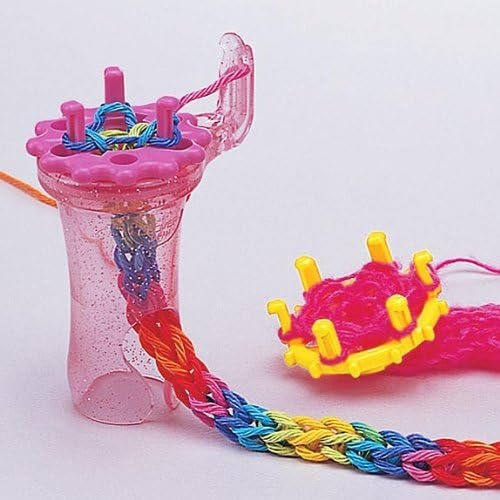 CLOVER 3101 Wonder Knitter Pink, 8.8" Height x 5" Length x 1.8" Width