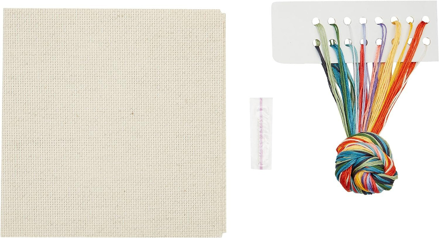 Design Works Crafts Inc. Trust, X 10' Counted Cross Stitch Kit, 10" by 10", Multicolor