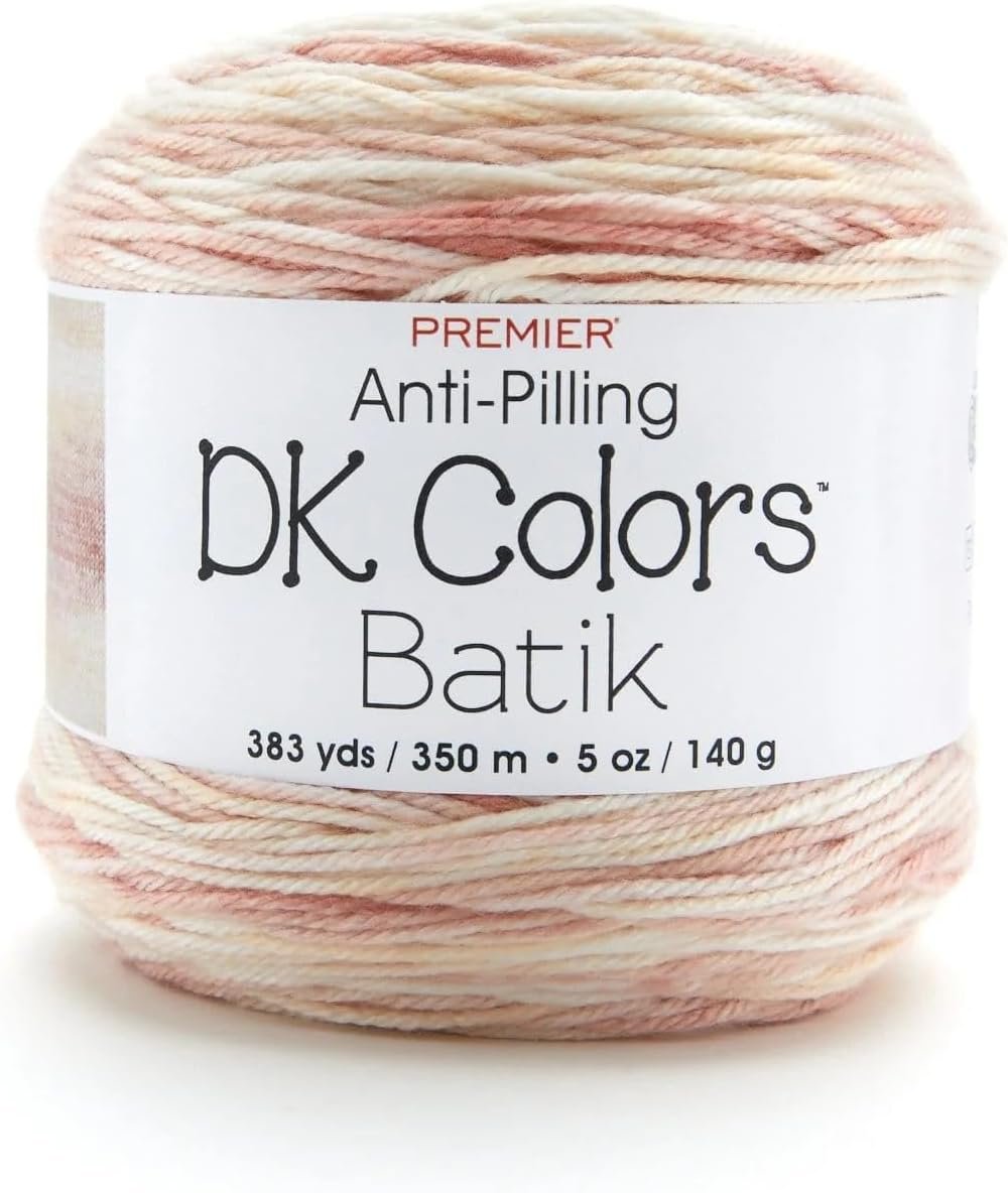 Premier Anti-Pilling DK Colors Batik, Machine Washable, Soft, DK Weight Yarn, Beautiful Stripes