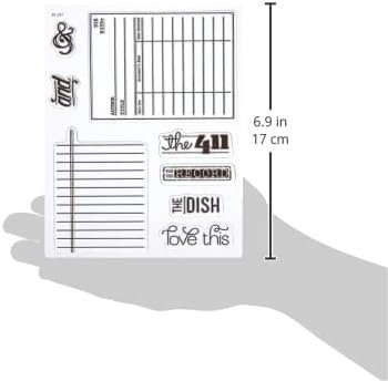 Penny Black 138484 Clear Stamps, Life's Journals 5 by 6.5-Inch