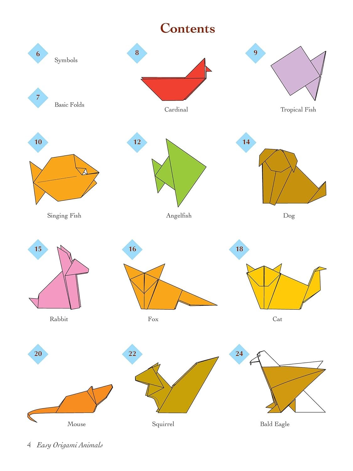 Easy Origami Animals (Dover Crafts: Origami & Papercrafts)