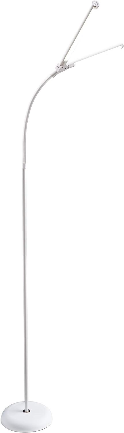 Daylight Duo Led Art & Craft lamp with Clamp - White