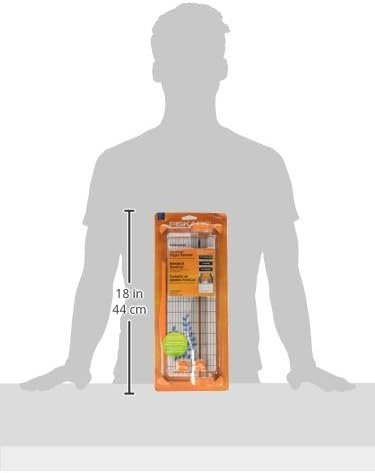 Fiskars SureCut Portable Paper Trimmer, 12 Inch Cut , Orange - 154450-1009