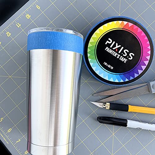 Aleene's Spray Gloss Finish, 6 Oz Acrylic Sealer, Snap and Spray Paint Can Handle Sprayer Tool, Blue Multi-Surface Painters Tape