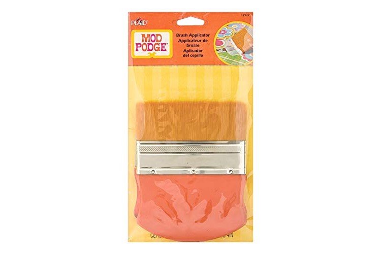 Mod Podge Gold Brush Applicator 4-Inch, 12917 Taklon, 1 Pack