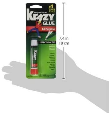 Krazy Glue Elmer's Original Crazy Super Glue All Purpose Instant Repair, 3 Piece