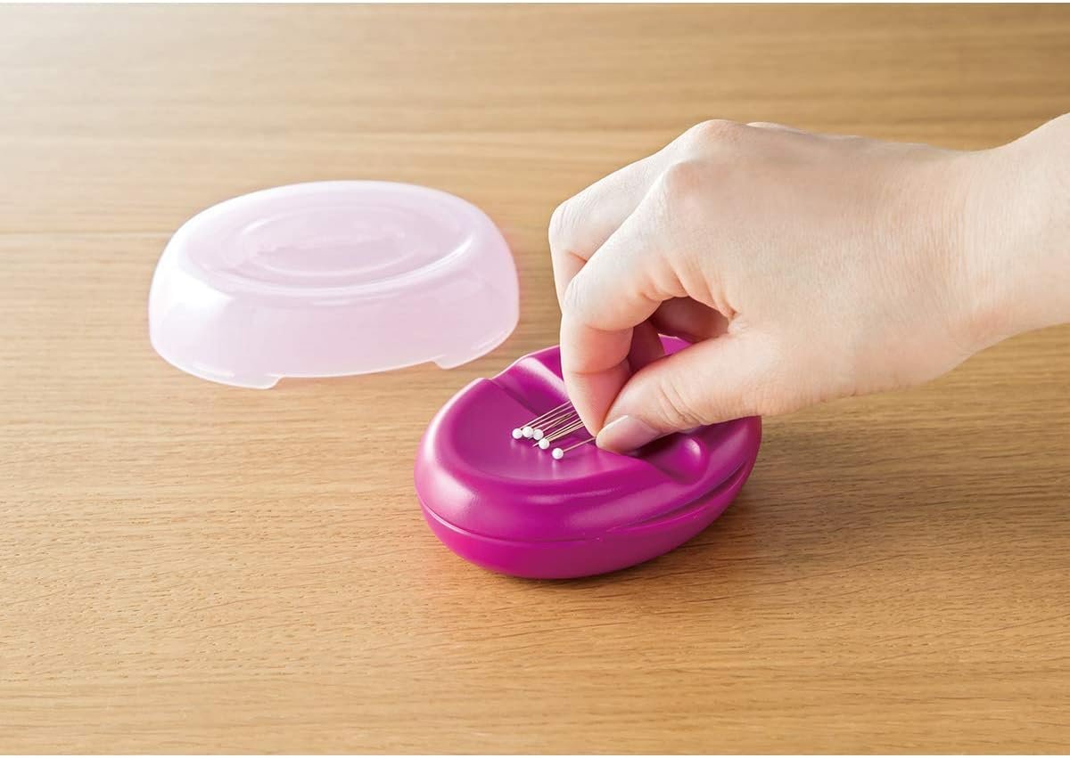 CLOVER Magnet Pin Caddy, Bordeaux, 4 Height x 31 Length x 1.4 Width