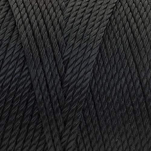 Red Heart Nylon Crochet Thread, Black