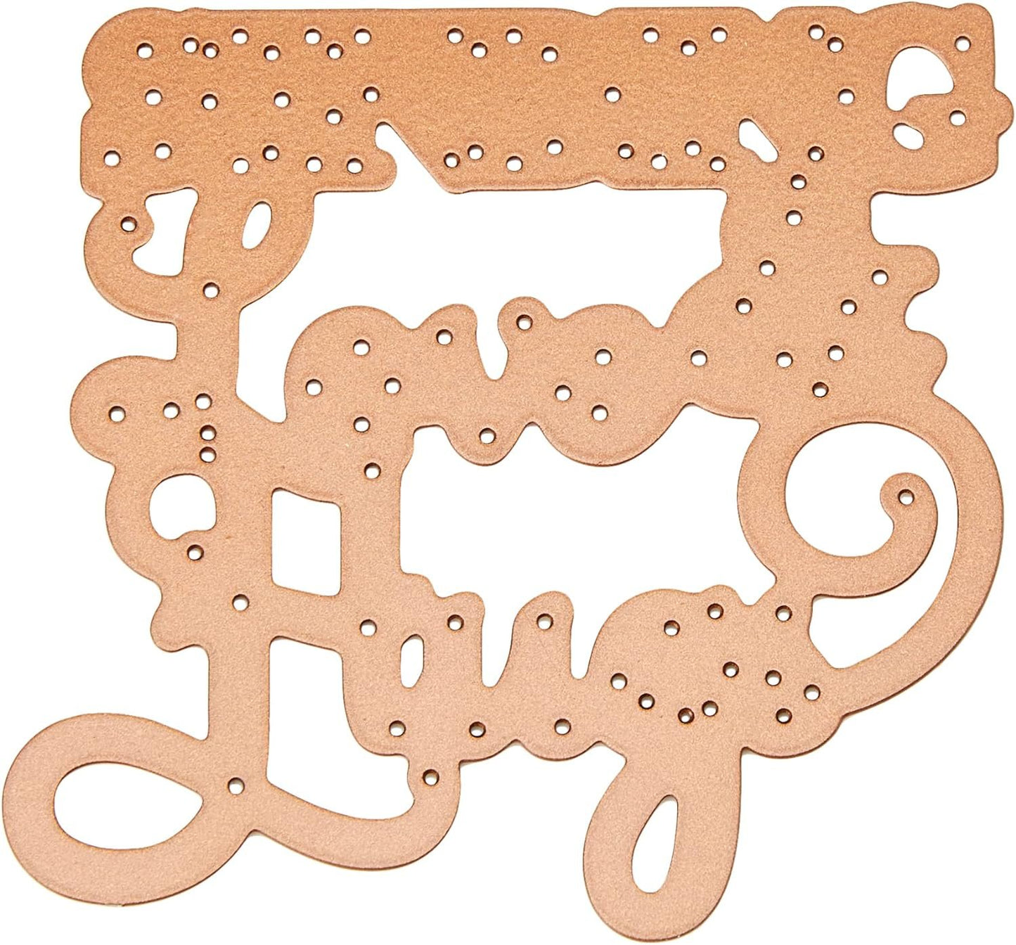 Sue Wilson Mini Expressions Collection Die-Love & Hugs, Metal, 7 x 7 cm