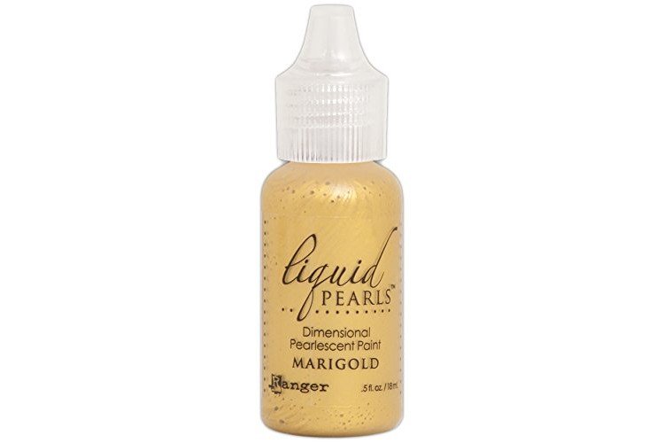 Ranger Marigold Liquid Pearls Dimensional Pearlescent Paint .5oz