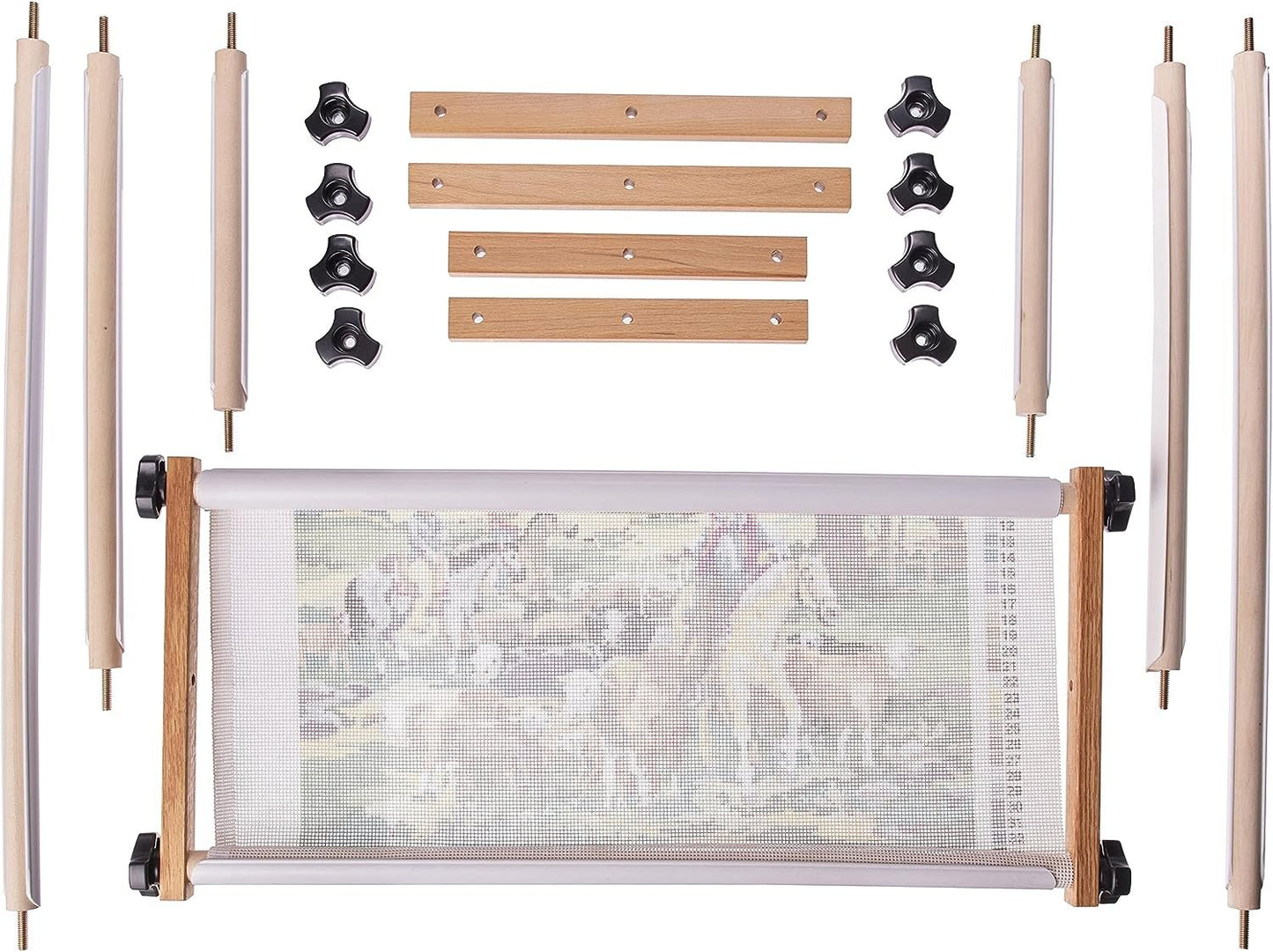 Edmunds HC-CS Handi-Clamp Complete Frame Set, Multi Size, Natural Wood