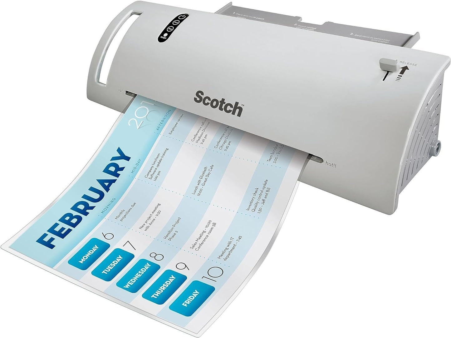 Scotch Thermal Laminating Pouches, 8.9 x 11.4-Inches, 3 mil thick, 20-Pack (TP3854-20),Clear
