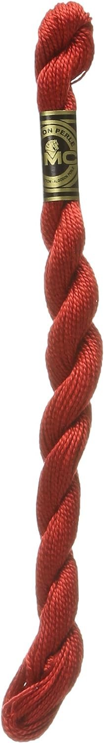 DMC Pearl Cotton Skeins Size 5-27.3 Yds: Dark Coral