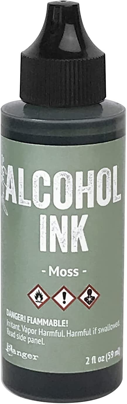 Tim Holtz - Ranger Moss ALCHOL Ink OPNSK 2OZ