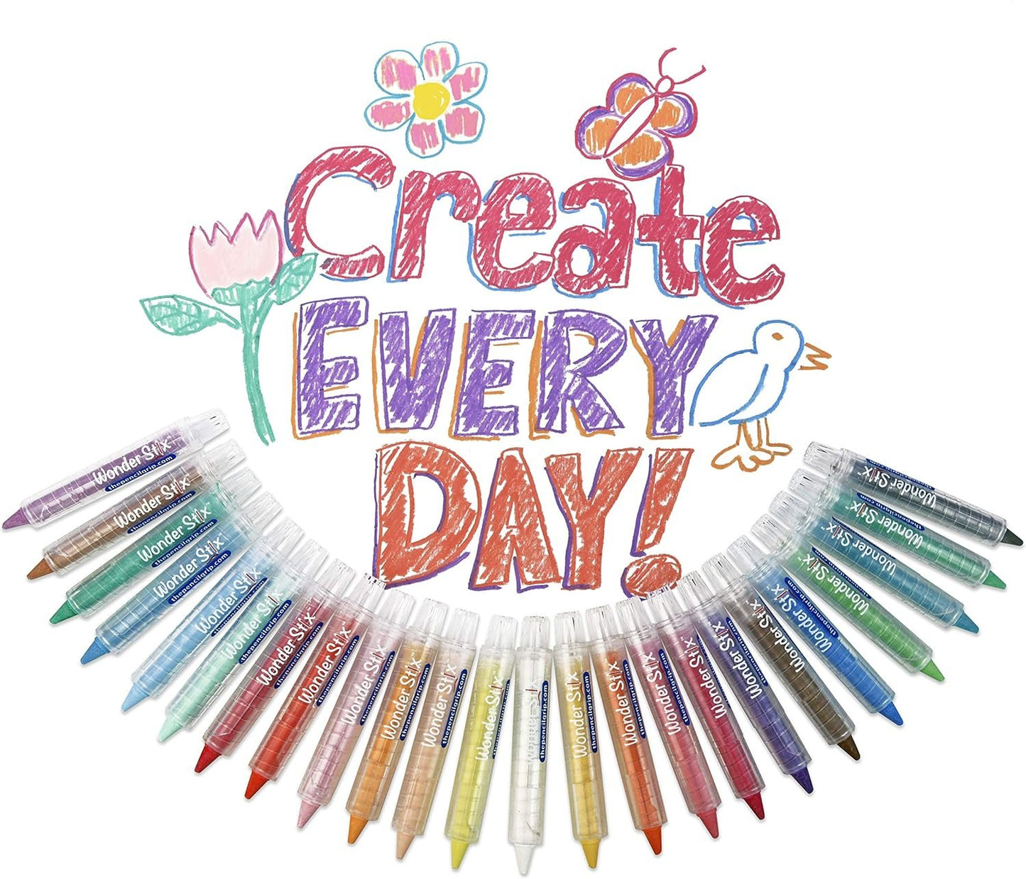 Wonder Stix Pastel Colors Dustless Chalk Crayon 12 pack