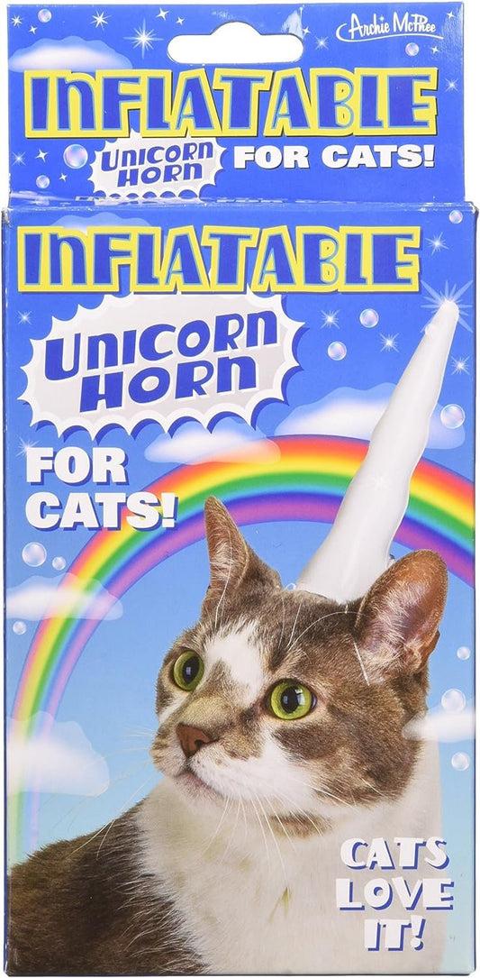 Accoutrements Inflatable Unicorn Horn for Cats