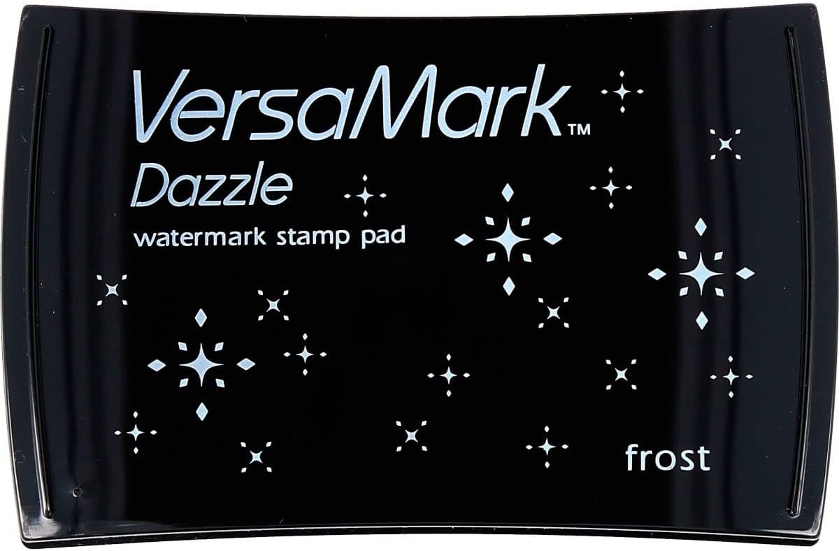 Tsukineko VersaMark Dazzle Pigment Inkpad, Frost-Clear Shimmer