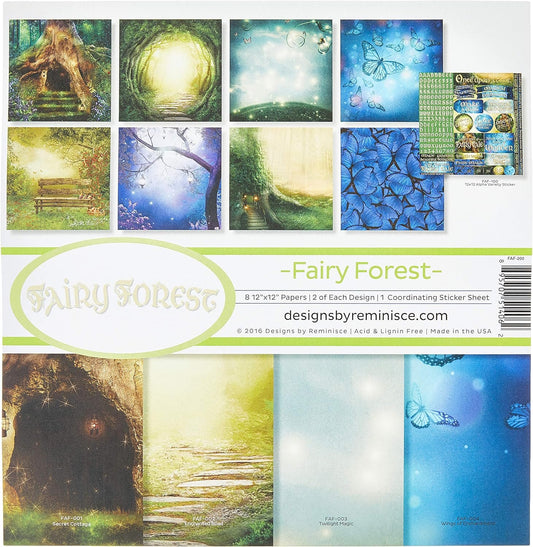 Reminisce Fairy Forest Collection Kit Multicolor, 12" by 12"