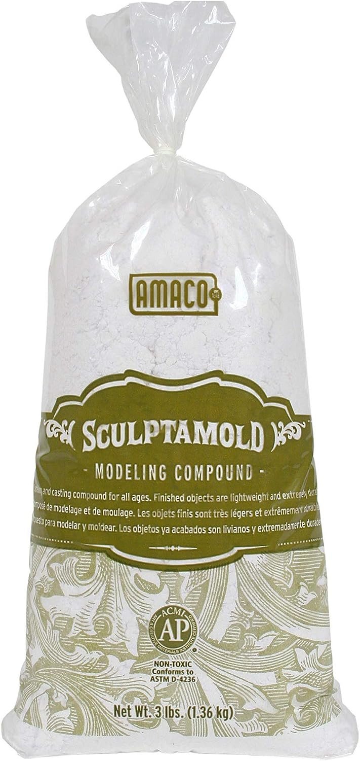 AMACO AMO41821 SCULPTAMLD Modeling CMPOUND 3LB, 3 lbs, Multicolor