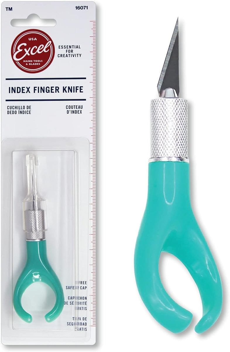 Excel Blades K71 Fingertip Craft Knife 7 Inch Ergonomic Hobby Knife