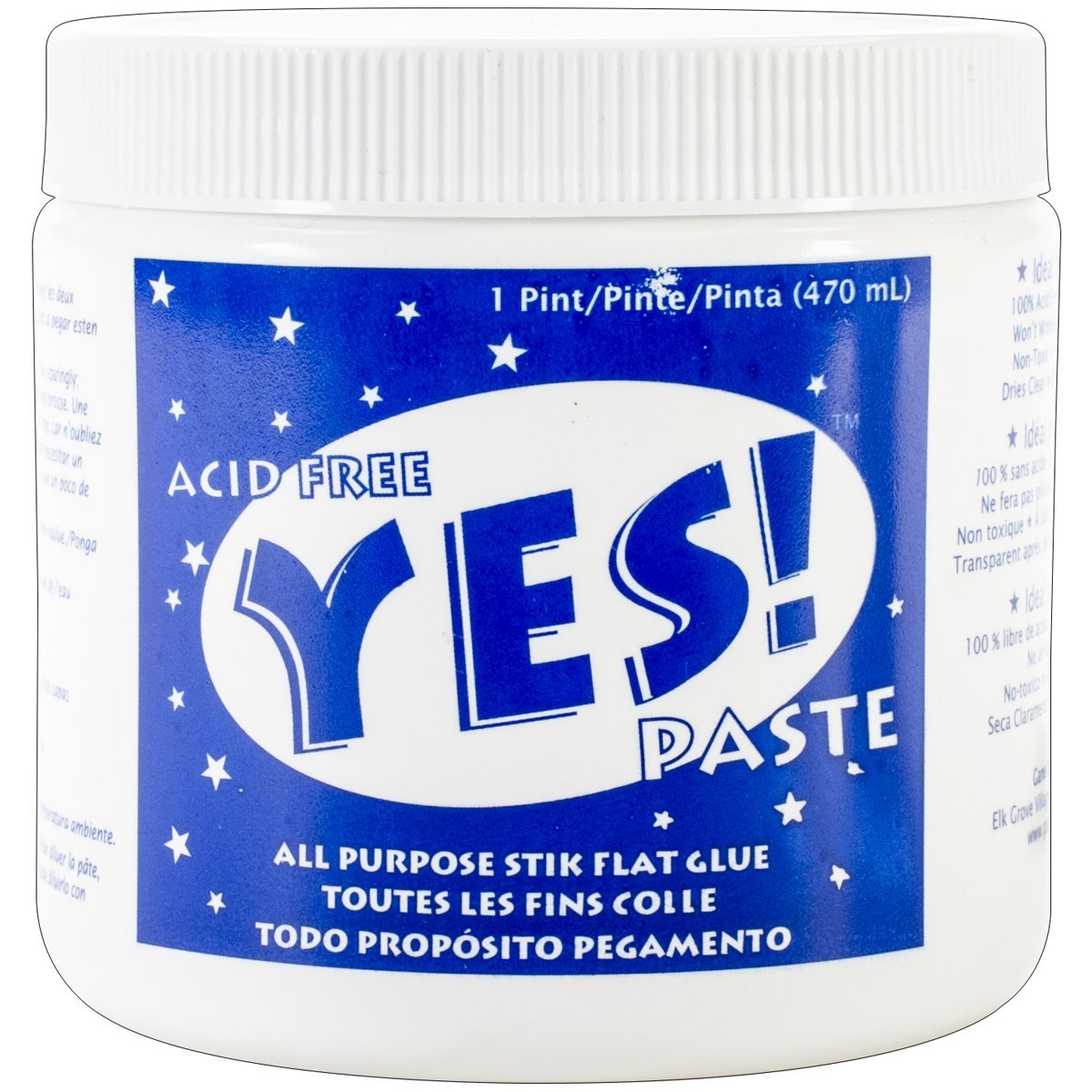 YES Paste Stik Flat Glue 16 oz.