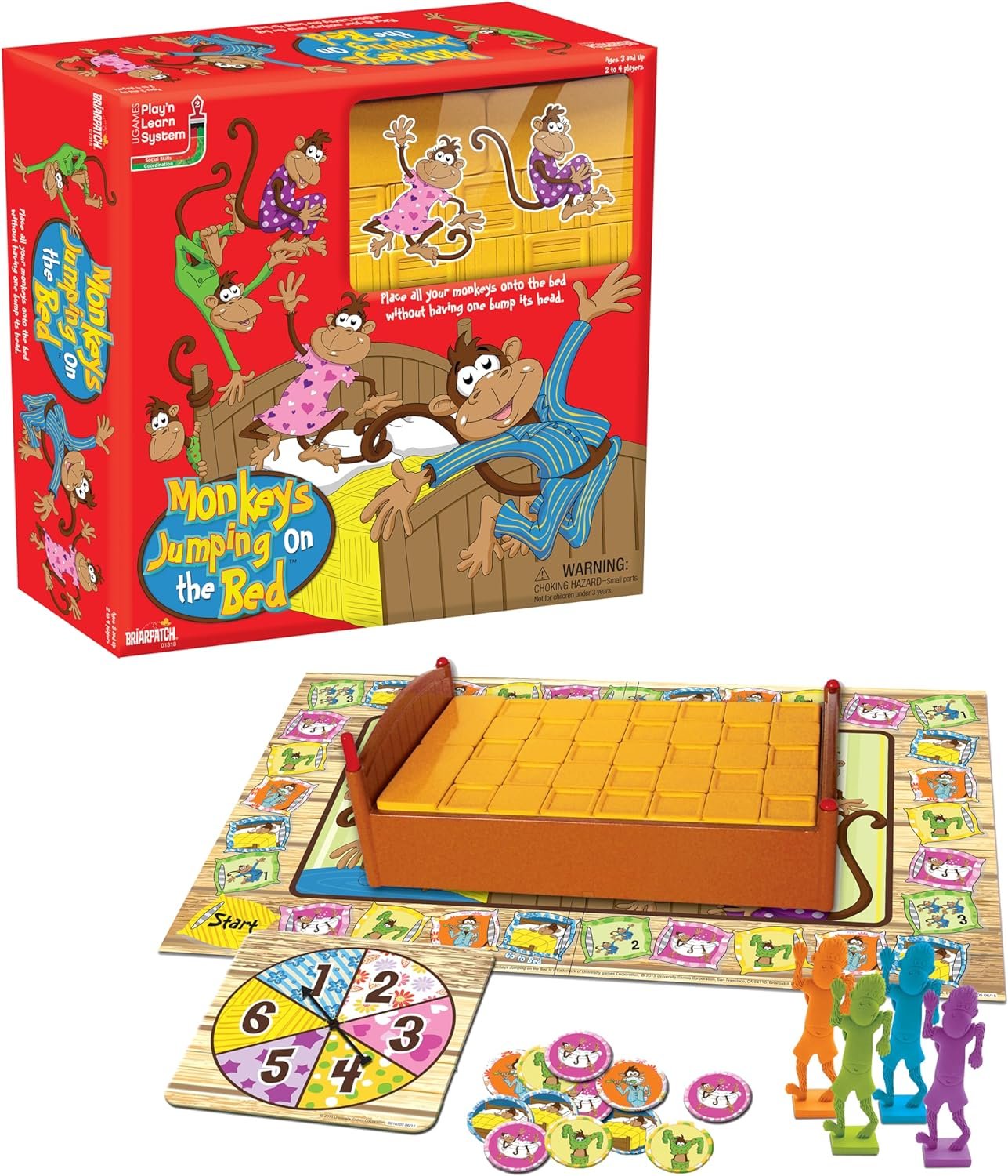 University Games Five Little Monkeys Jumping on the Bed Game (UG-01318)